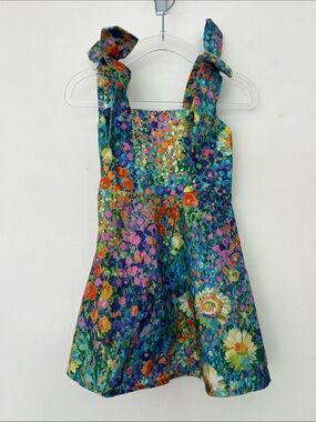 Show Me Your MuMu Kids Floral Dress in Blue, Green, Pink, Orange, Yellow